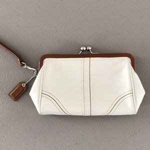 Coach Wristlet Framed Clutch